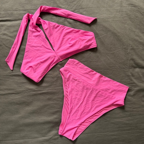 NWT! Aerie Swim Pink Bikini - Picture 1 of 4
